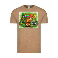 Vintage Coffee St. Patrick's Day gnomies with truck tumbler Vintage Tee - HowdyJamesFarm
