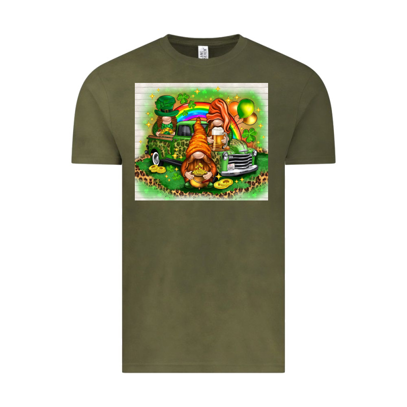 St. Patrick's Day Gnomies With Truck Tumbler Vintage Tee by HowdyJamesFarm | Teevron