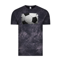 Cloud Black soccer brushstroke Vintage Tee - Jasminsmagicworld