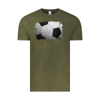 Vintage Olive soccer brushstroke Vintage Tee - Jasminsmagicworld