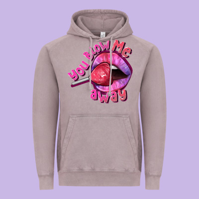 You Blow Me Away Valentine's Day Vintage Hoodie Designed By Fadigitalartstudio