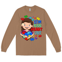 Toasted Coconut Stim your heart out Long Sleeve Tee - FaDigitalArtStudio