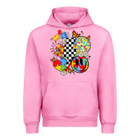 Fuchsia Pink retro autism awareness Urban Hoodie - JahusDesignShop