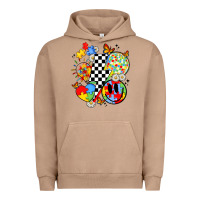 Pigment Burro retro autism awareness Urban Hoodie - JahusDesignShop