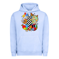 Pigment Grape Ice retro autism awareness Urban Hoodie - JahusDesignShop