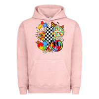 Pigment Salmon retro autism awareness Urban Hoodie - JahusDesignShop