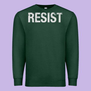 Resist United States America Protest Rebel Political Premium Sweatshirt Designed By Maiphamdesign