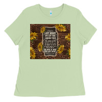 Matcha we let the liquor talk with sunflowers Ladies Tee - TumblerDesignByShophia