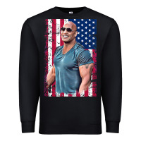 Black Dwayne The Rock Johnson Men Gift Premium Sweatshirt - maiPhamDesign