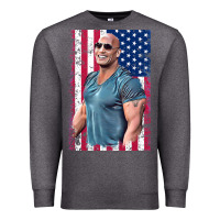 Charcoal Heather Dwayne The Rock Johnson Men Gift Premium Sweatshirt - maiPhamDesign