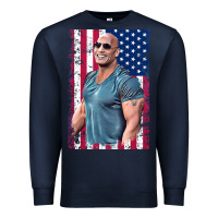 Navy Dwayne The Rock Johnson Men Gift Premium Sweatshirt - maiPhamDesign