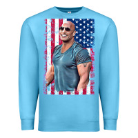 Ocean Blue Dwayne The Rock Johnson Men Gift Premium Sweatshirt - maiPhamDesign
