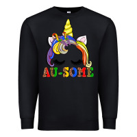 Black autism au some  unicorn Premium Sweatshirt - AdoDesignShop