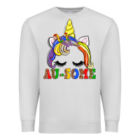Dove Grey autism au some  unicorn Premium Sweatshirt - AdoDesignShop
