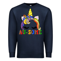 Navy autism au some  unicorn Premium Sweatshirt - AdoDesignShop