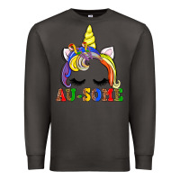 Smoke autism au some  unicorn Premium Sweatshirt - AdoDesignShop