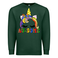 Sports Green autism au some  unicorn Premium Sweatshirt - AdoDesignShop