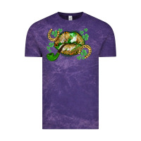 Cloud Purple St. Patrick's Day lips Vintage Tee - CowGirlArtShop