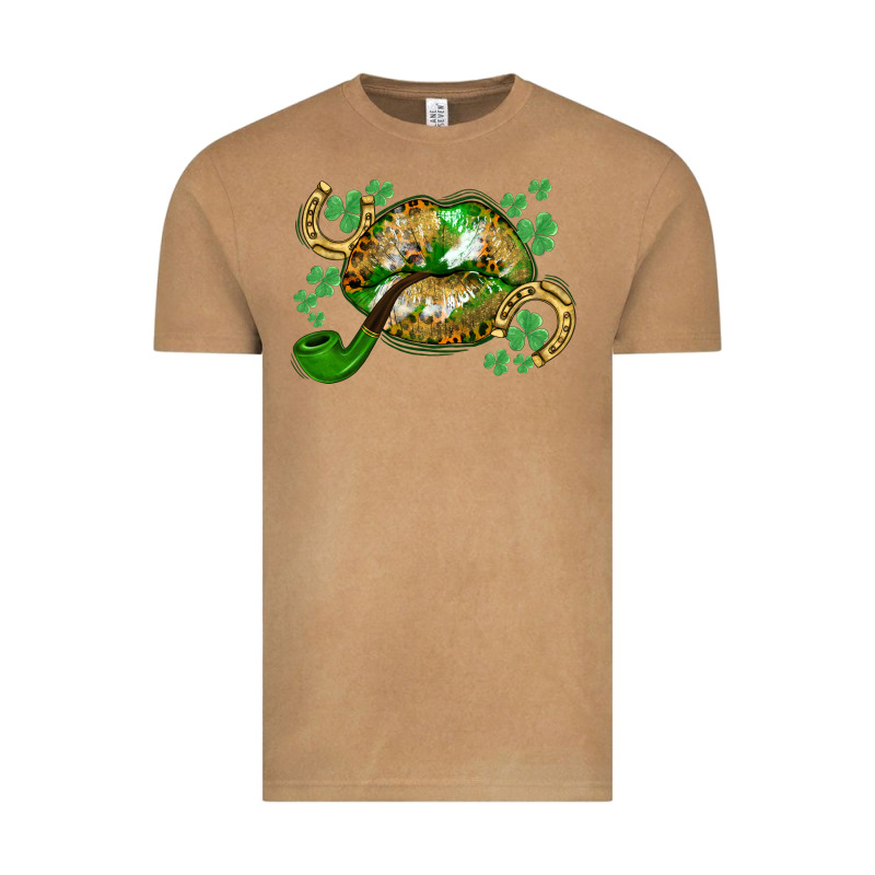 St. Patrick's Day Lips Vintage Tee by CowGirlArtShop | Teevron