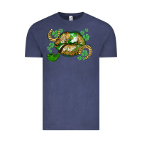Vintage Denim St. Patrick's Day lips Vintage Tee - CowGirlArtShop