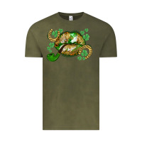 Vintage Olive St. Patrick's Day lips Vintage Tee - CowGirlArtShop