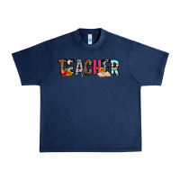 Navy teacher Urban Heavy Tee - OliviaCreatesArt