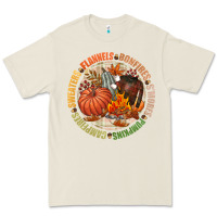 Bone Bonfires flannels smores campfires pumpkin Premium Tee - NancyCooperArtShop