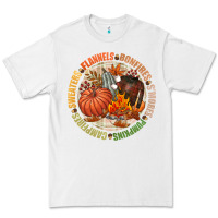 White Bonfires flannels smores campfires pumpkin Premium Tee - NancyCooperArtShop