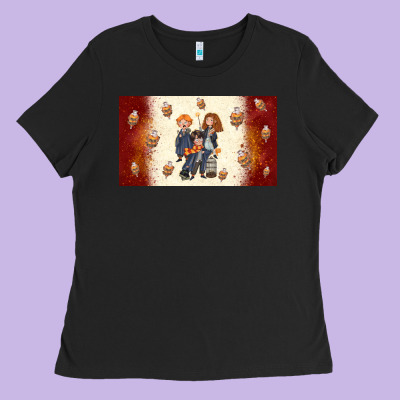 Cartoon Wizards Ladies Tee Designed By Tumblerdesignbyshophia