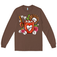 Chestnut Baseball Coffee cup Long Sleeve Tee - FaDigitalArtStudio
