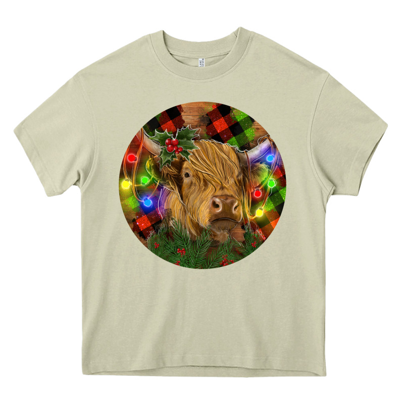Brown Cow Christmas Heavy Core Tee by RanaPortraitStore | Teevron