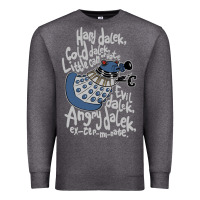Charcoal Heather Little can of hate movie special dalek Premium Sweatshirt - maiPhamDesign