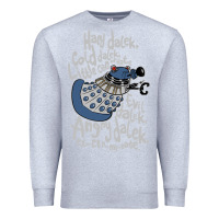Heather Grey Little can of hate movie special dalek Premium Sweatshirt - maiPhamDesign