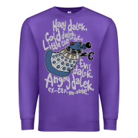 Purple Little can of hate movie special dalek Premium Sweatshirt - maiPhamDesign
