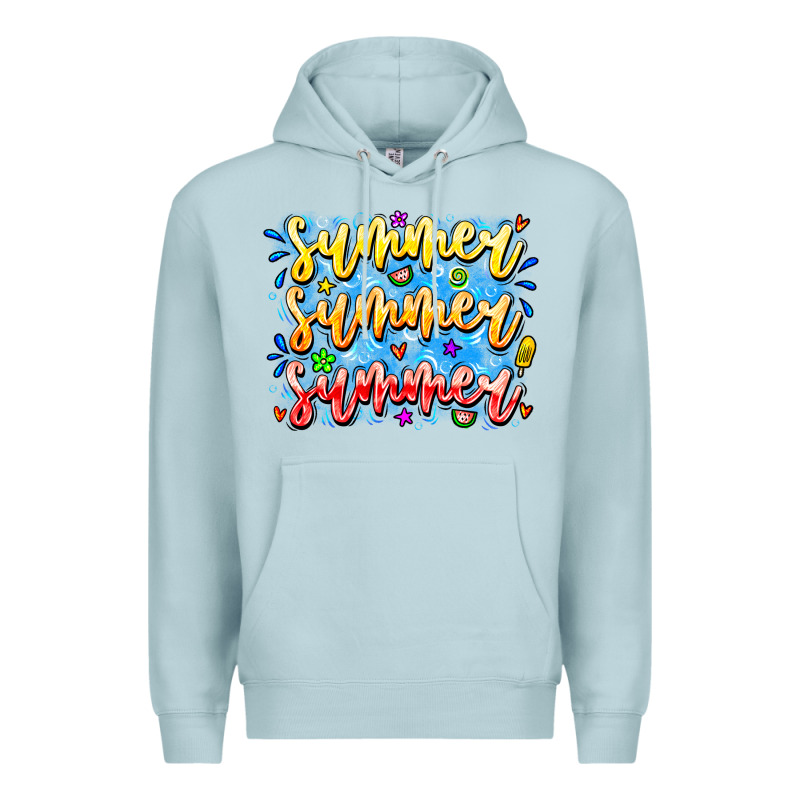 Summer Summer Summer Premium Hoodie by CowhideDigitalArt | Teevron