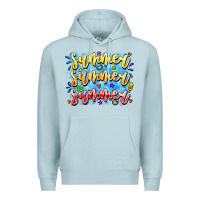 Blue Mist Summer Summer Summer Premium Hoodie - CowhideDigitalArt