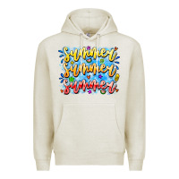 Oatmeal Heather Summer Summer Summer Premium Hoodie - CowhideDigitalArt