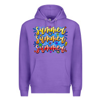 Purple Summer Summer Summer Premium Hoodie - CowhideDigitalArt