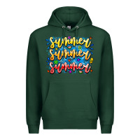 Sports Green Summer Summer Summer Premium Hoodie - CowhideDigitalArt