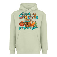 Matcha just a girl who loves pumpkin spice Heavyweight Hoodie - AdoDesignShop