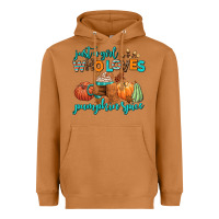 Meerkat just a girl who loves pumpkin spice Heavyweight Hoodie - AdoDesignShop