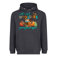 Smoke just a girl who loves pumpkin spice Heavyweight Hoodie - AdoDesignShop