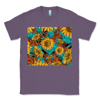 Lavender rustic sunflowers Classic Tee - TumblerDesignByShophia