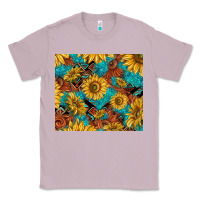 Lilac rustic sunflowers Classic Tee - TumblerDesignByShophia