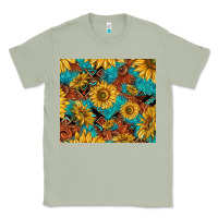 Matcha rustic sunflowers Classic Tee - TumblerDesignByShophia