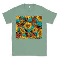 Sage rustic sunflowers Classic Tee - TumblerDesignByShophia