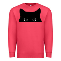 Cardinal Peeking Cat Premium Sweatshirt - maiPhamDesign