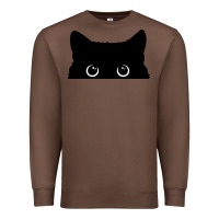 Chestnut Peeking Cat Premium Sweatshirt - maiPhamDesign