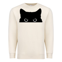 Sandshell Peeking Cat Premium Sweatshirt - maiPhamDesign