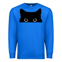 True Royal Peeking Cat Premium Sweatshirt - maiPhamDesign